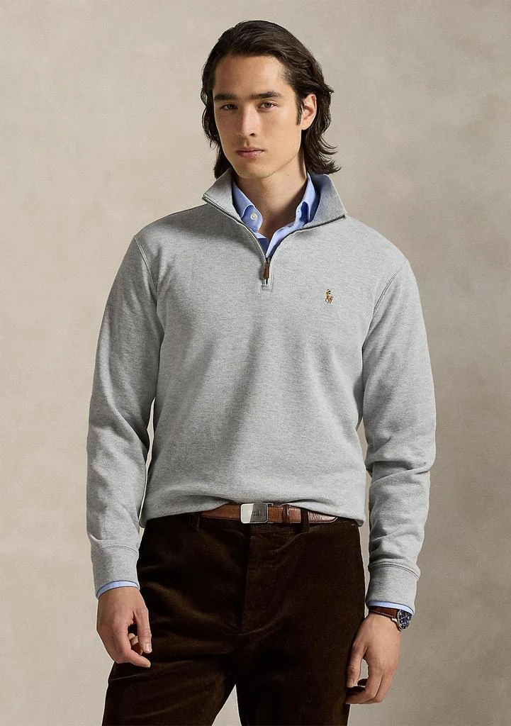 Ralph Lauren Estate Rib Quarter Zip Pullover Sweatshirt