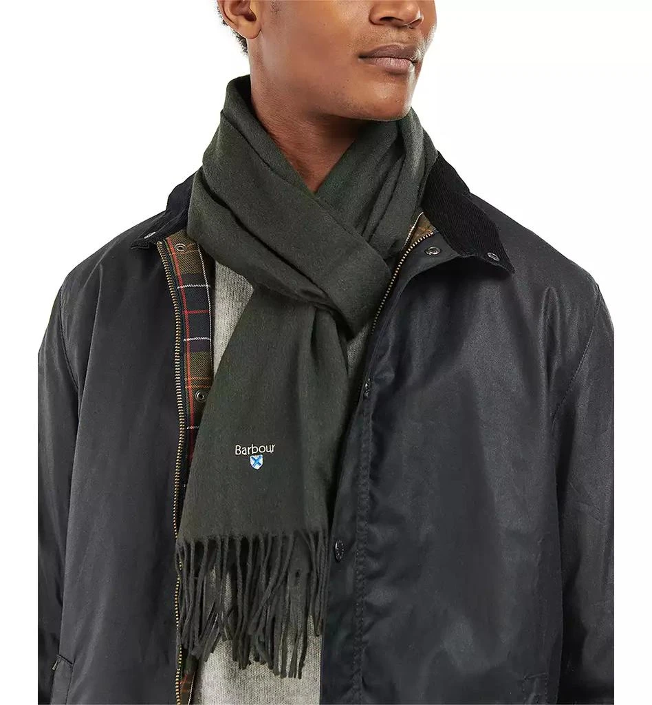 Barbour Men's Solid Wool Scarf, Created for Macy's 4