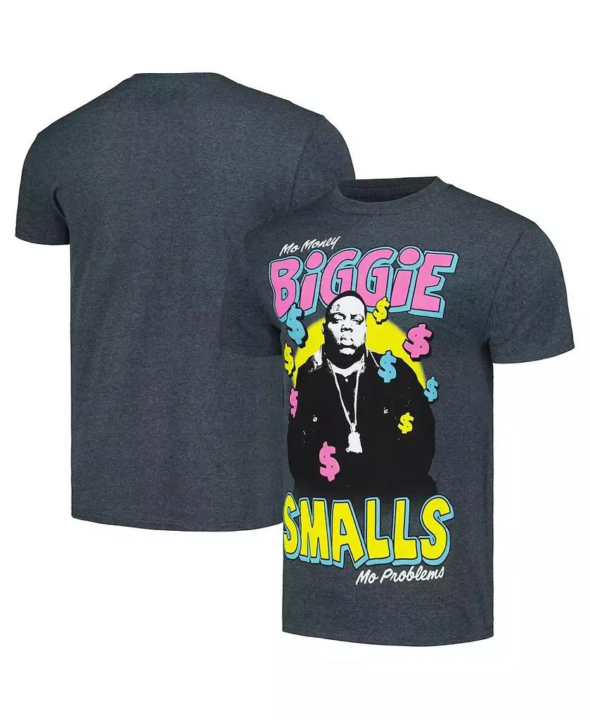 Merch Traffic Men's and Women's Heather Charcoal Notorious B.I.G. Mo Money Mo Problems T-shirt 1