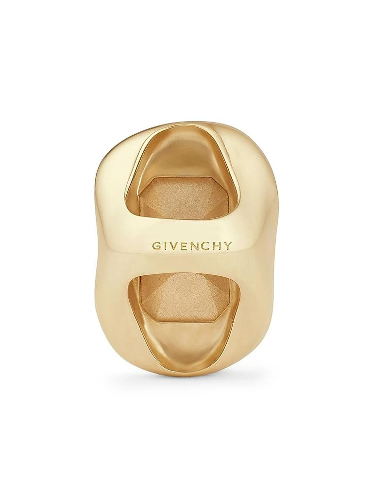 Givenchy Sculptural Crystal Ring in Metal 4