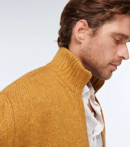 Loro Piana Snow Wander cashmere zip-up sweater 5