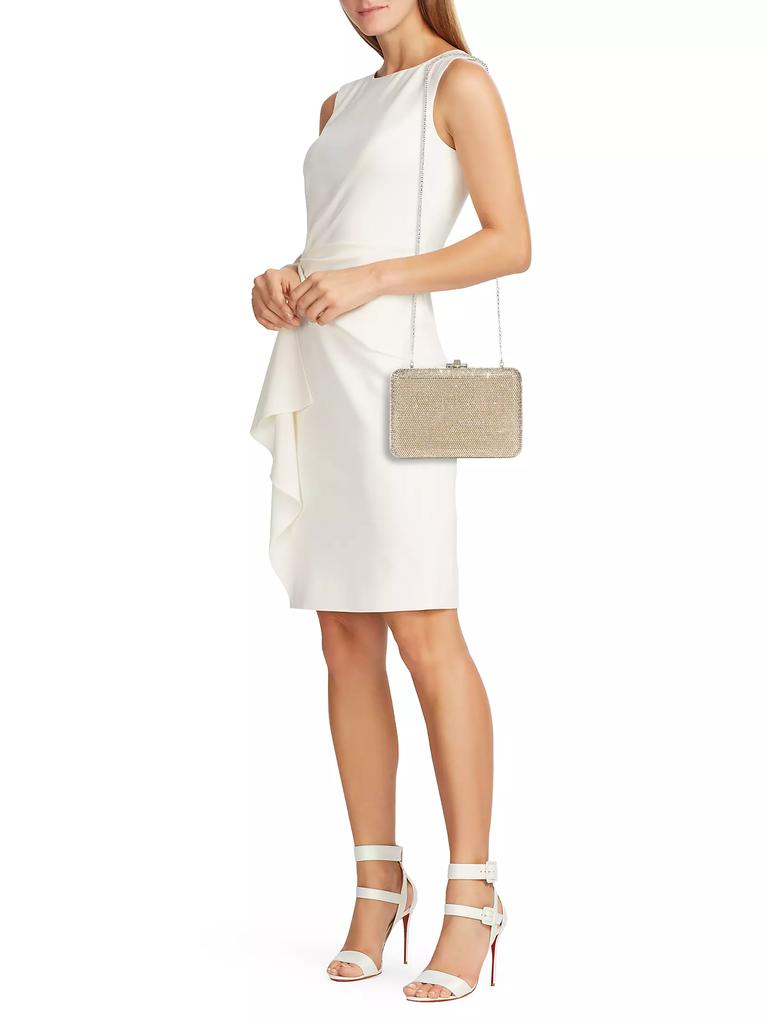 Judith Leiber Slim Slide Crystal Clutch