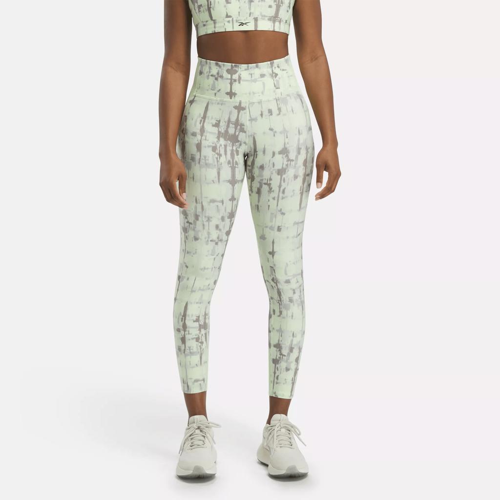 Reebok Women's Lux Perform High-Rise Printed Leggings