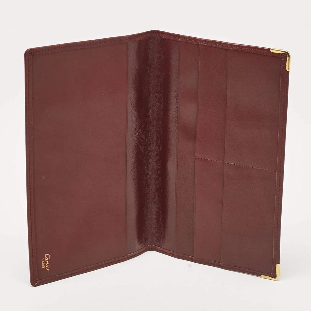 Cartier Cartier Burgundy Leather Must de Cartier Bifold Long Wallet 2