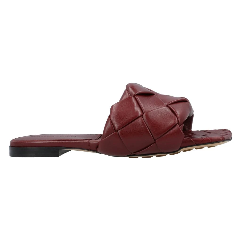 Bottega Veneta Lido Flat Sandal red 1