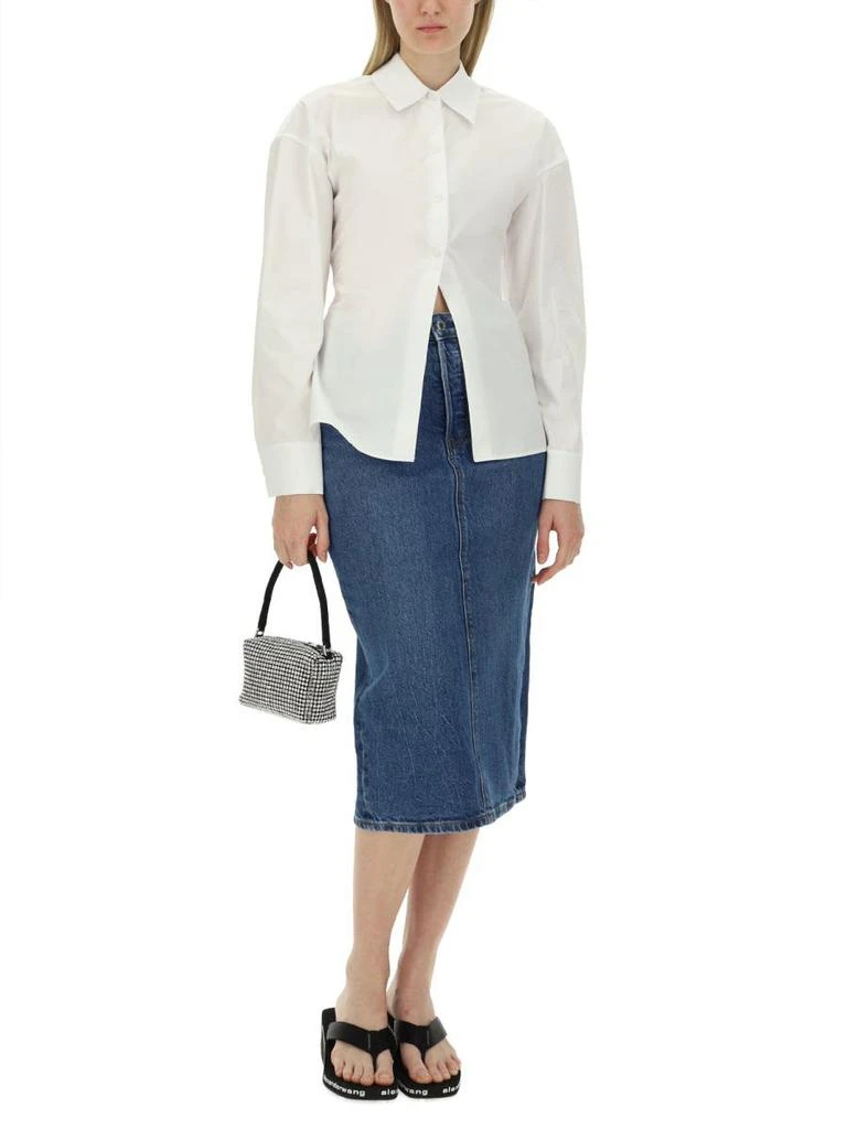 Alexander Wang T By Alexander Wang Midi Skirt 2