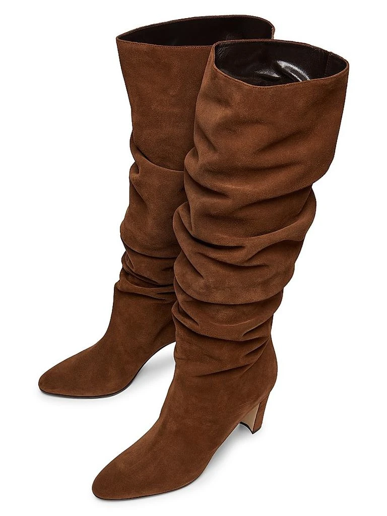 Manolo Blahnik Calassohi Suede Slouchy Knee-High Boots 4