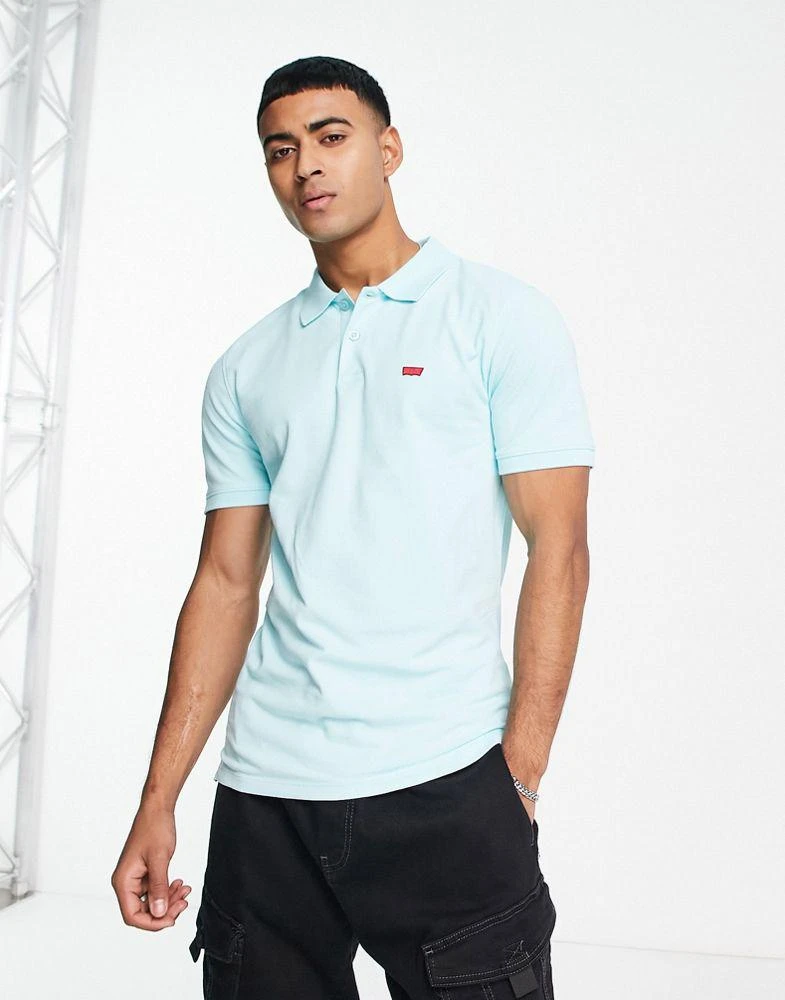 Levi's Levi's oversized t-shirt in blue stripe with small logo 1
