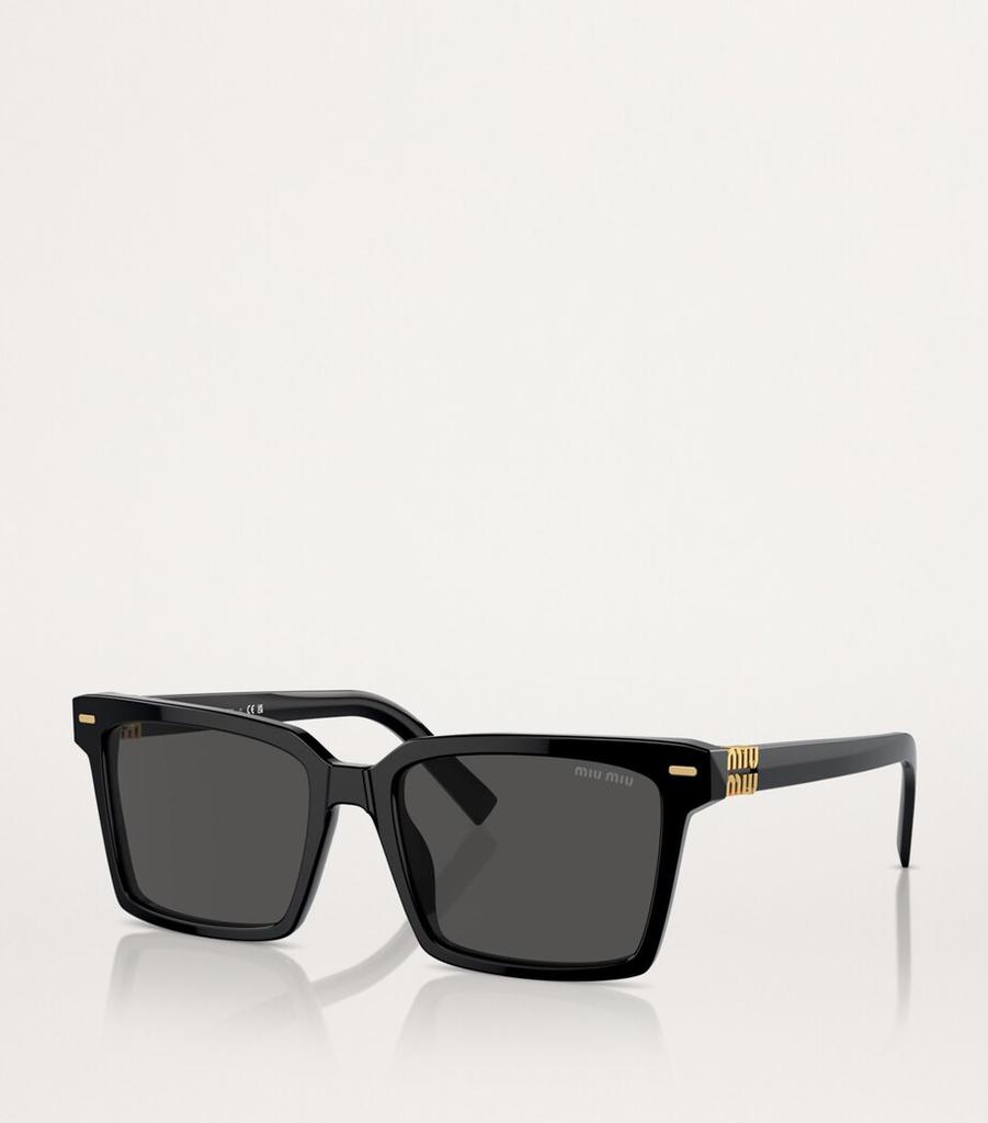 【miu】 Miu Miu MU 13ZS BLK SHN GRY - Sunglasses - BeyondStyle