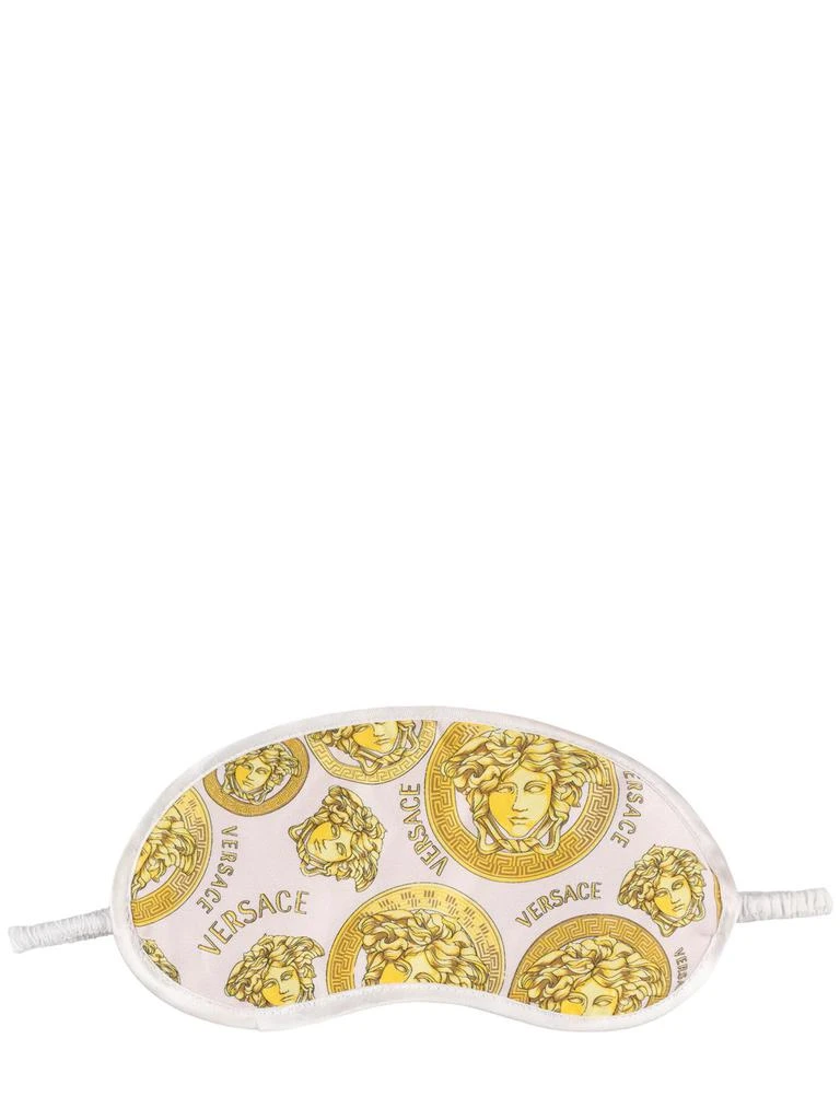 Versace Medusa Printed Cotton & Tech Eye Mask 1