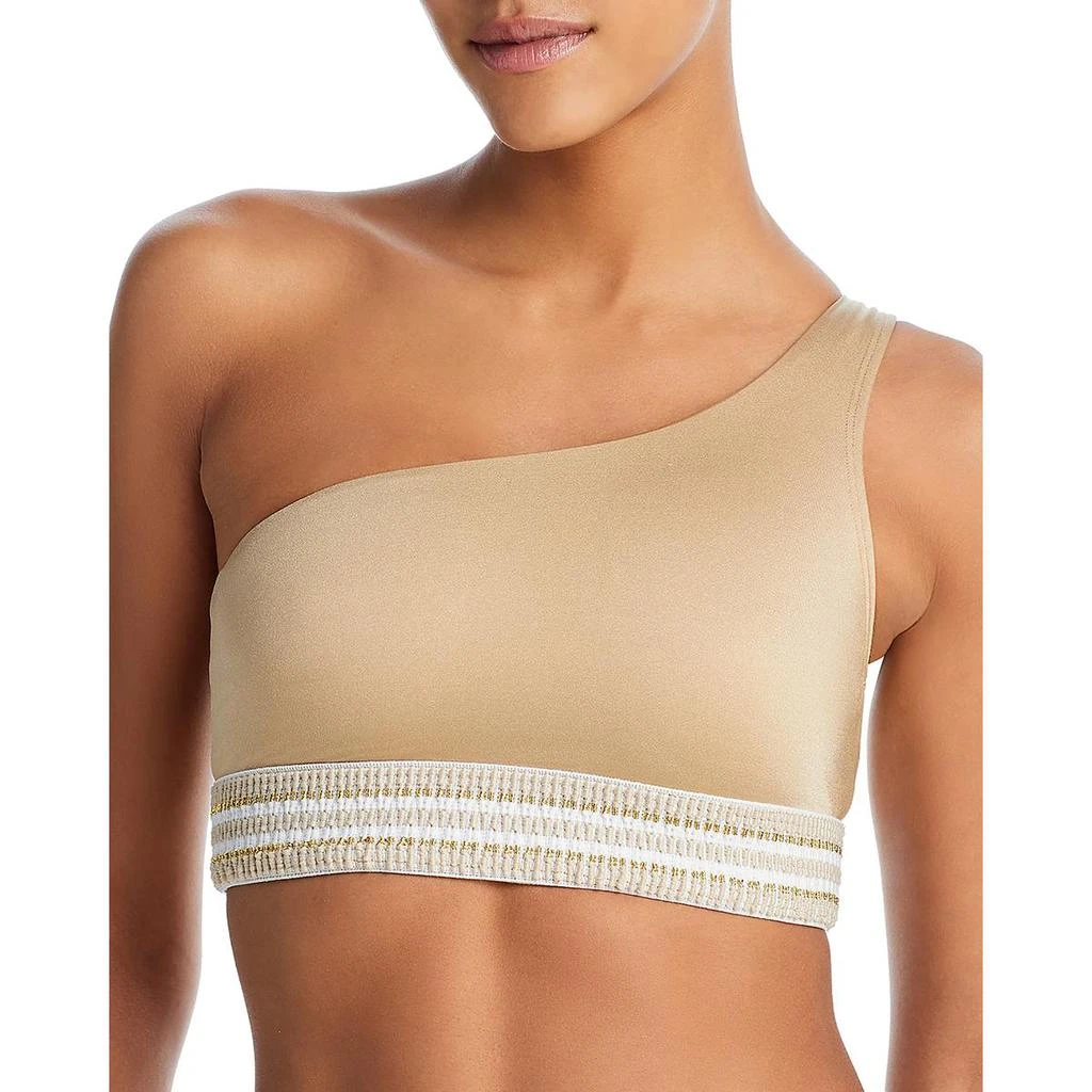 Peixoto Zoni Womens One Shoulder Crop Bikini Swim Top 1