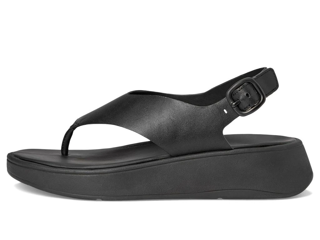 FitFlop F-Mode Leather Flatform Back-Strap Toe/Post Sandals 4