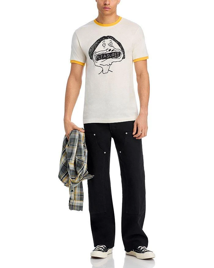 Pleasures Mouthful Ringer Graphic Logo Tee 2