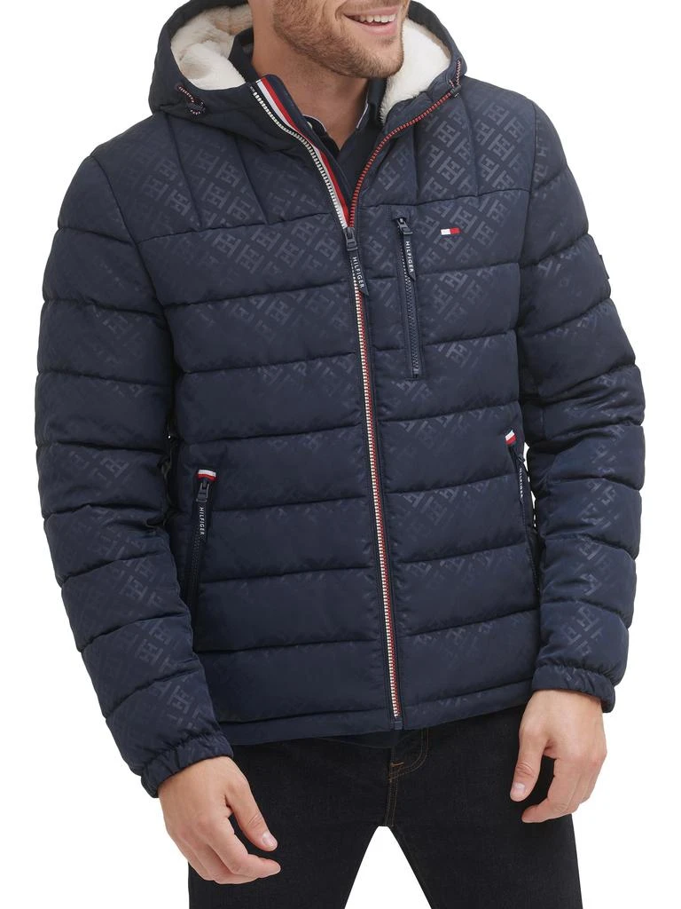 Tommy Hilfiger Faux Fur Hooded Puffer Jacket