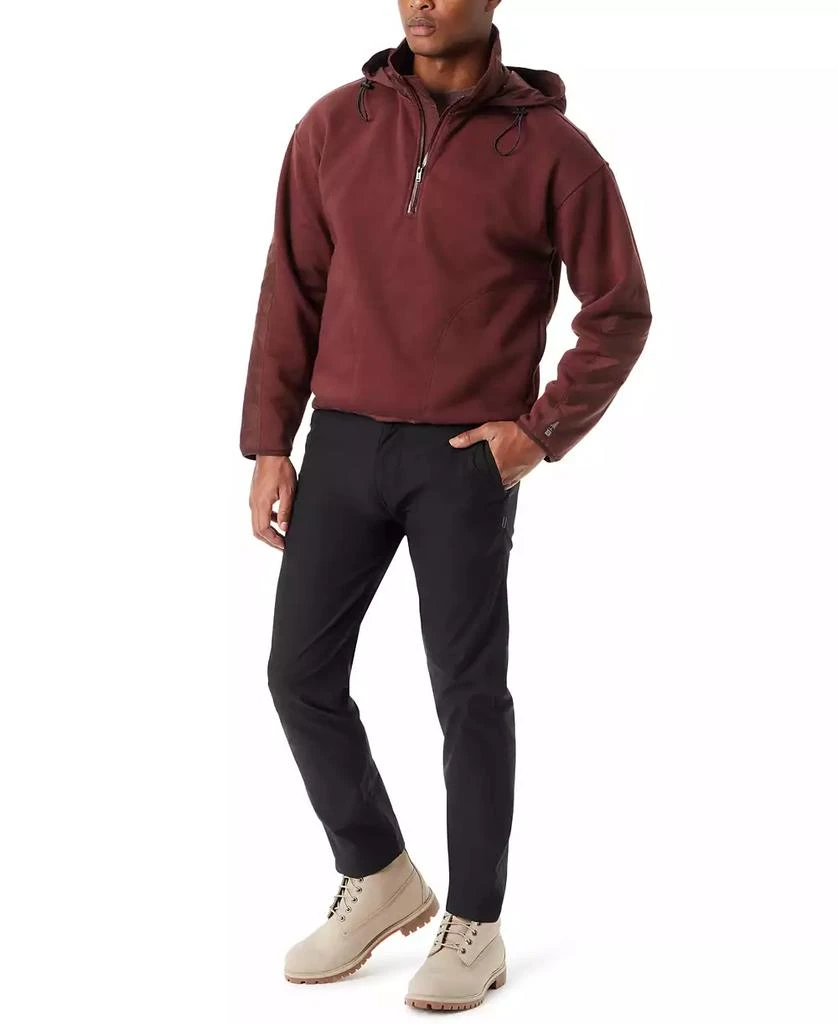 BASS OUTDOOR Men's Regular-Fit Convertible Hood 1/4-Zip Sweatshirt 8