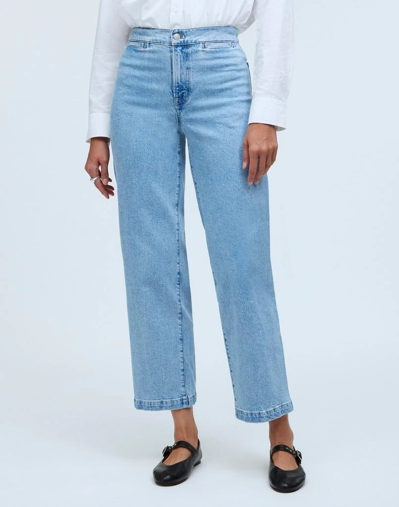 Madewell The Emmett Wide-Leg Crop Jean: Welt Pocket Edition 2