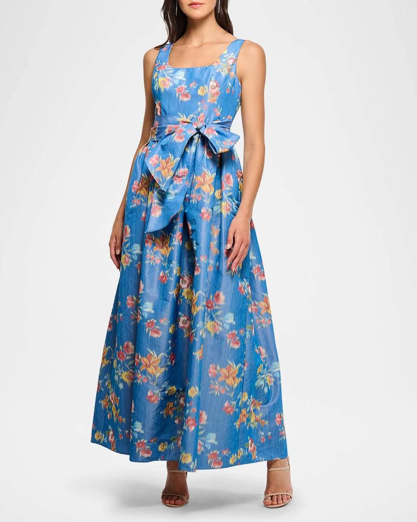 Shoshanna Wren Bow Floral-Print Midi Dress 2