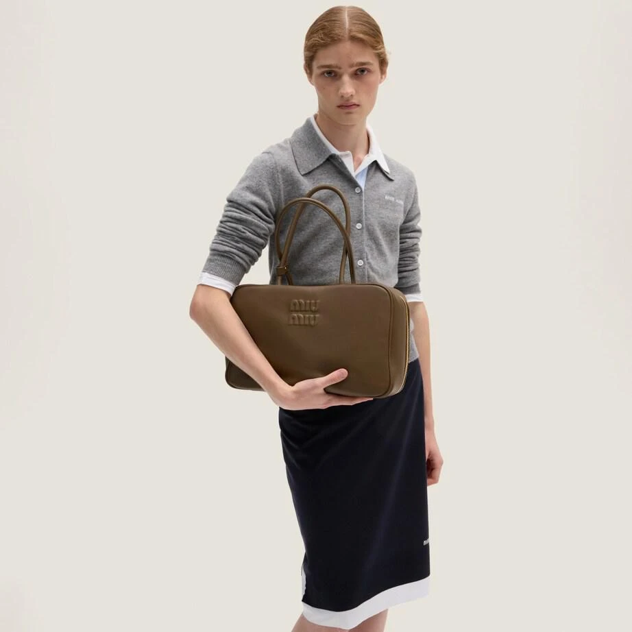 Miu Miu Leather Beau Shoulder Bag 6