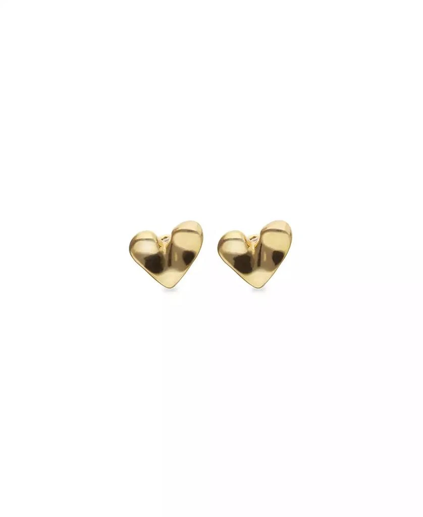 UNOde50 18K Gold Plated Heart Shaped Earrings 2
