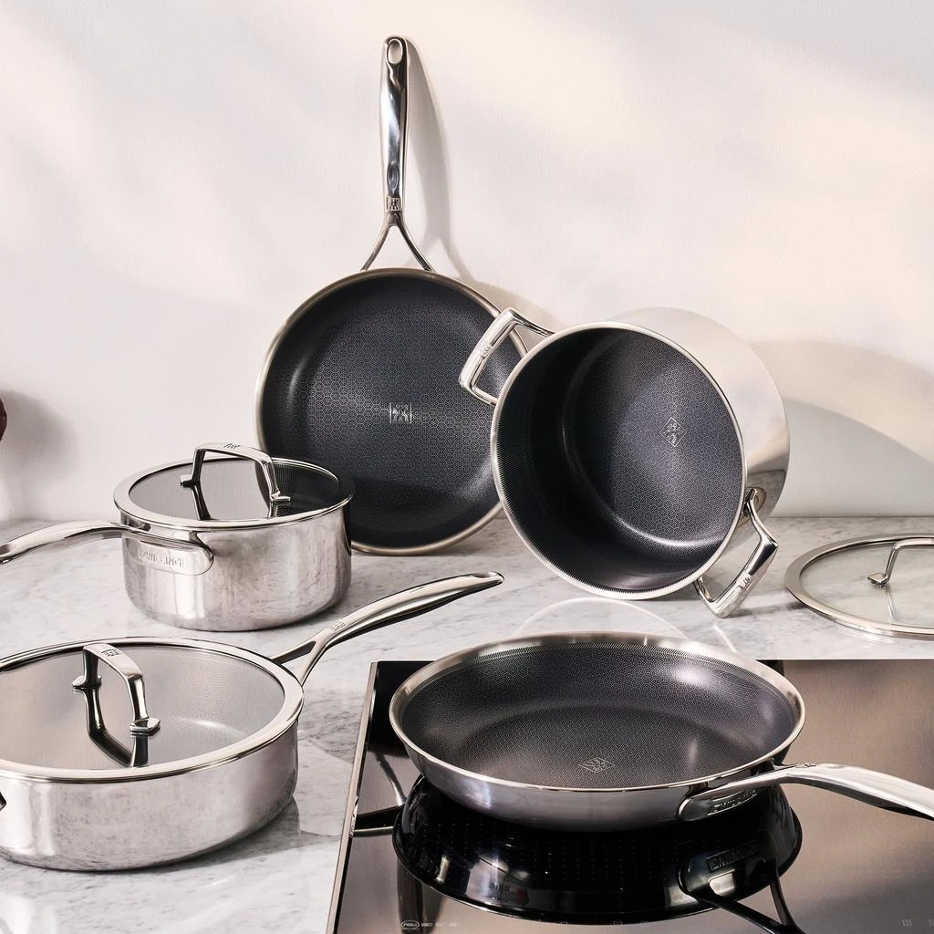 ZWILLING Peak 10-pc Stainless Steel Ceramic Nonstick Dual Performance Cookware Set 2