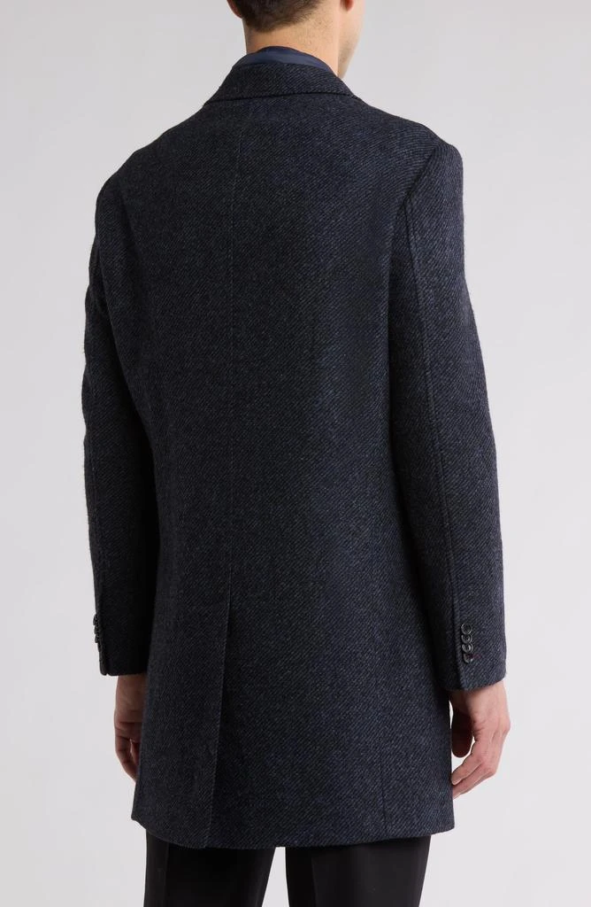 English Laundry Wool Blend Coat with Quilted Bib 2