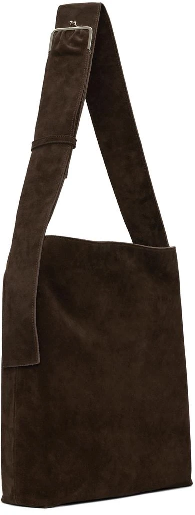 FIDAN NOVRUZOVA Brown Ava Suede Tote 3