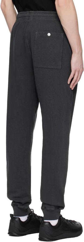 Stone Island Gray Malfilé Fleece Old Effect Sweatpants 3