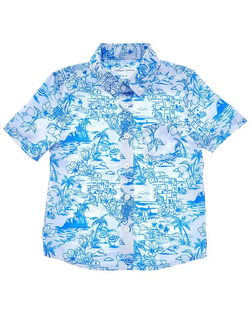 VINTAGE SUMMER Button-Down Shirt