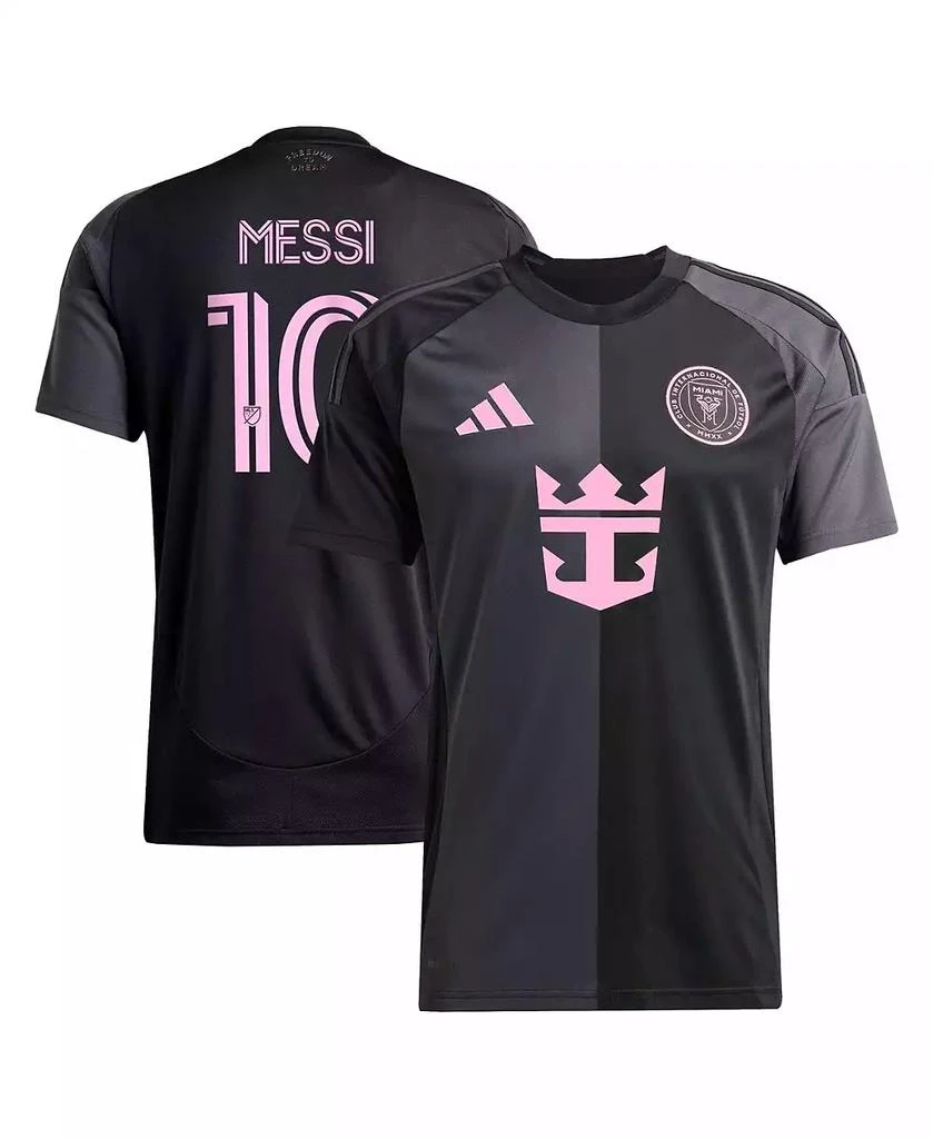 Adidas Men's Lionel Messi Black Inter Miami CF 2025 The Fortitude Kit Replica Player Jersey 1