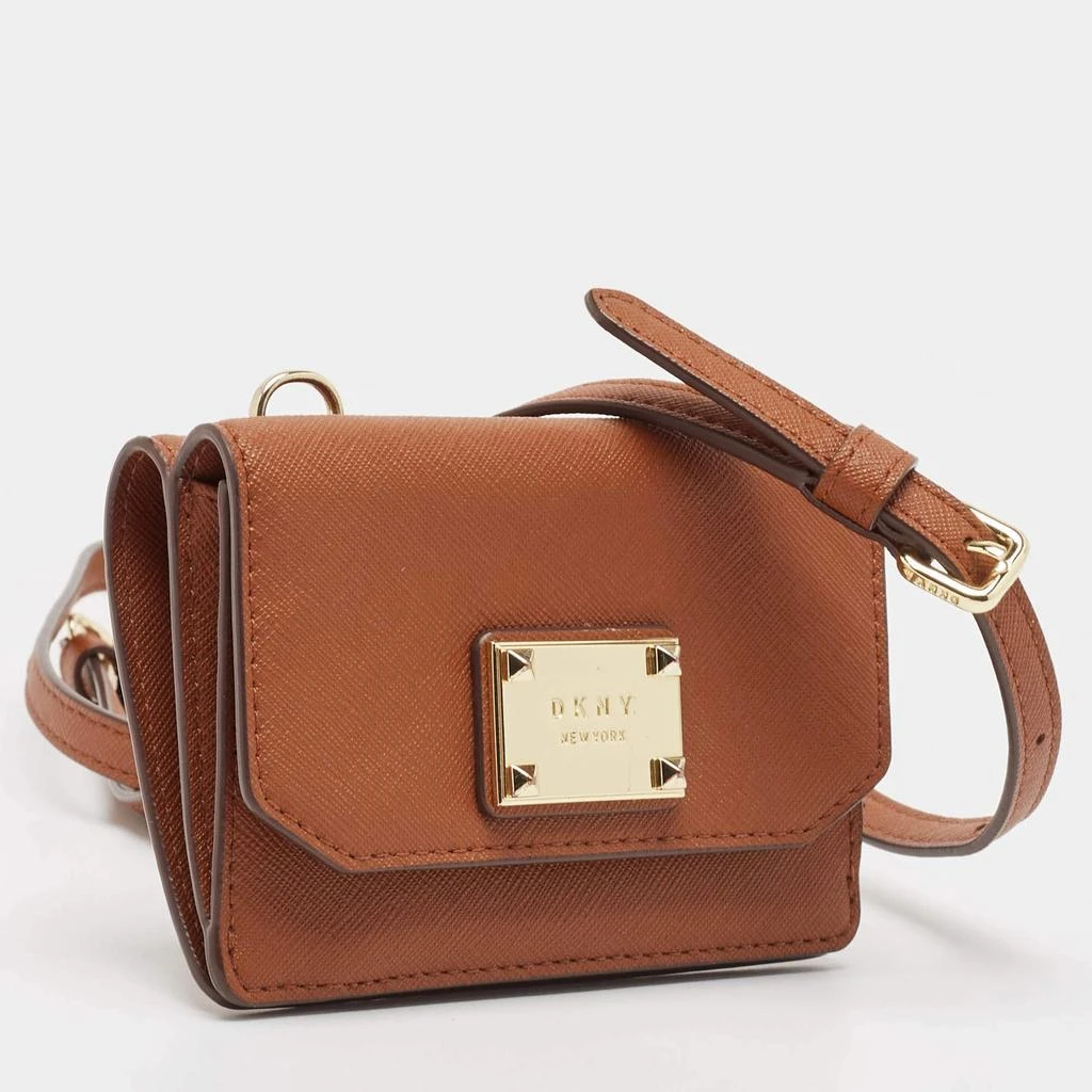 DKNY DKNY Brown Leather XS Crossbody Bag 3
