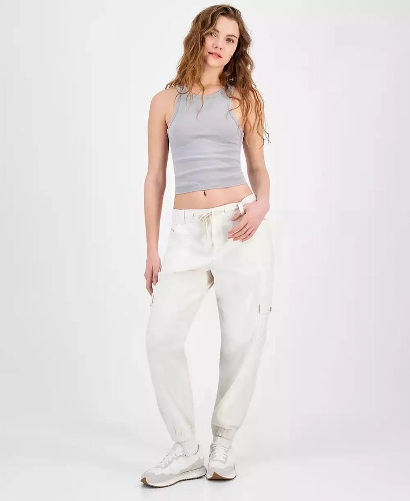 Celebrity Pink Juniors' Denim Cargo Joggers 1
