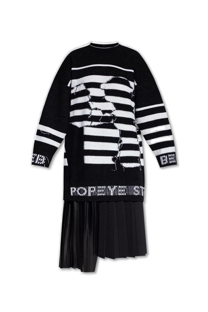 Iceberg Iceberg Sailor Popeye Striped Jumper Dress