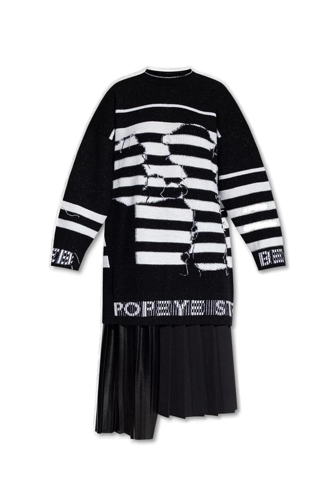 Iceberg Iceberg Sailor Popeye Striped Jumper Dress 1