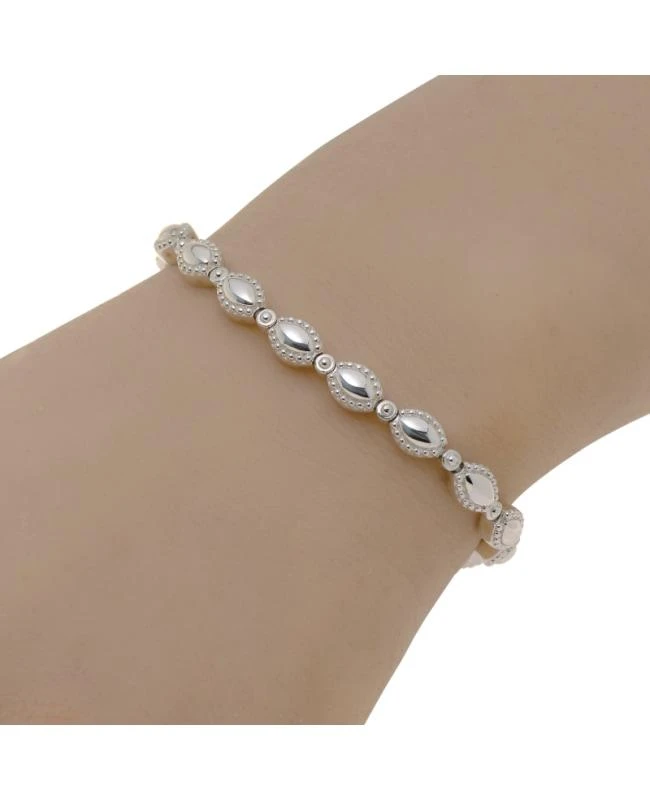 Charles Krypell Charles Krypell Firefly Sterling Silver and 14K White Gold Women's Bracelet 5-6963-FFS 2