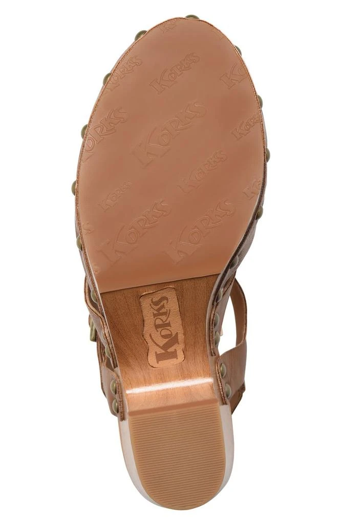 KORKS Abloom Strappy Clog Platform Slingback Pump 6
