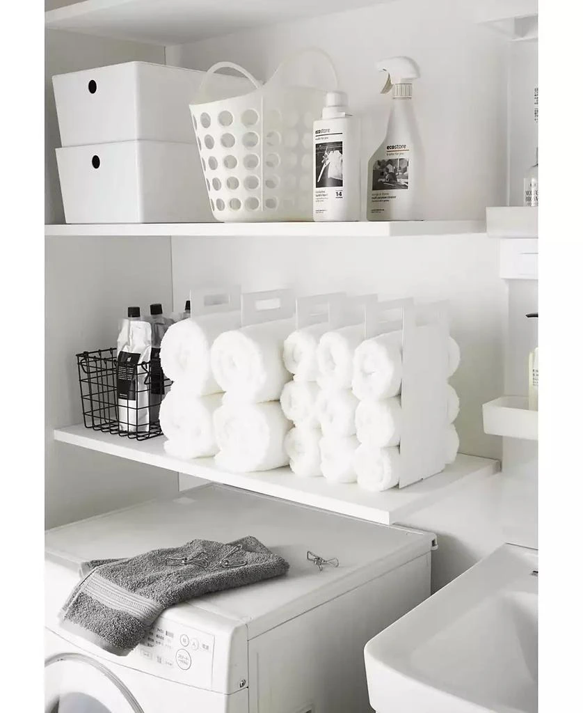 Yamazaki Home Tower Interlocking Towel Organizer Set of 2 17