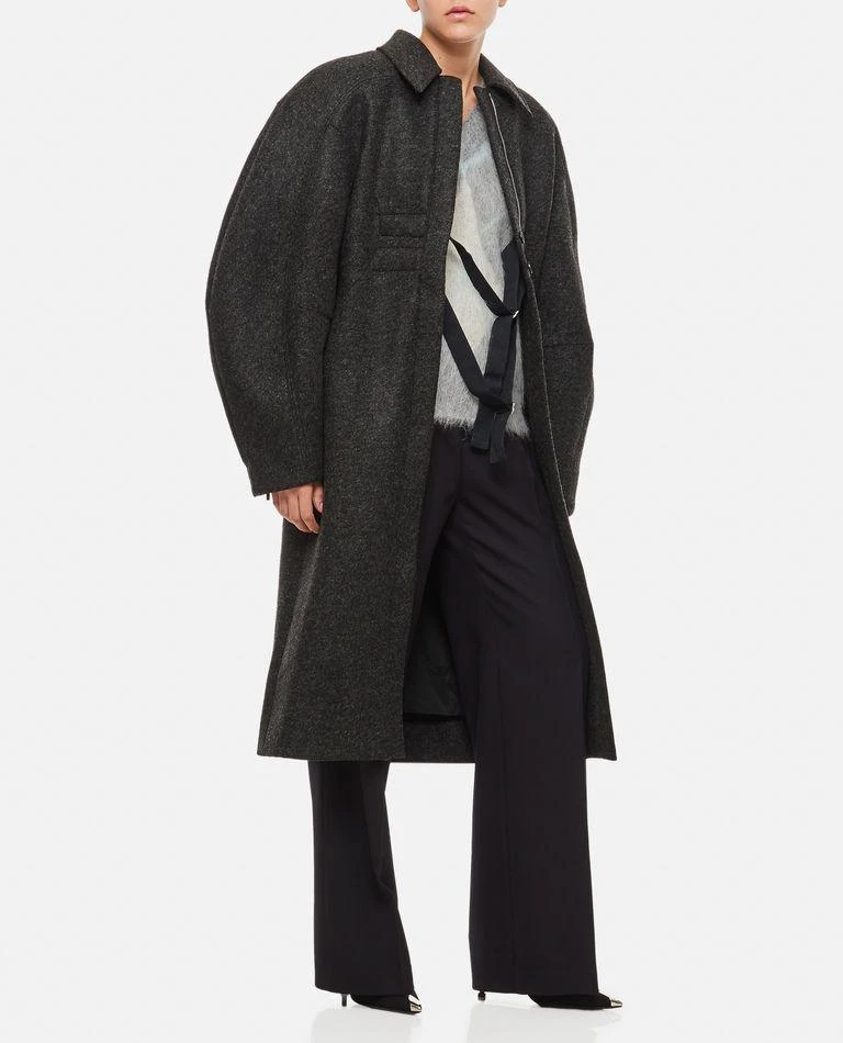 Jacquemus Le Manteau Croissant Wool Coat 2