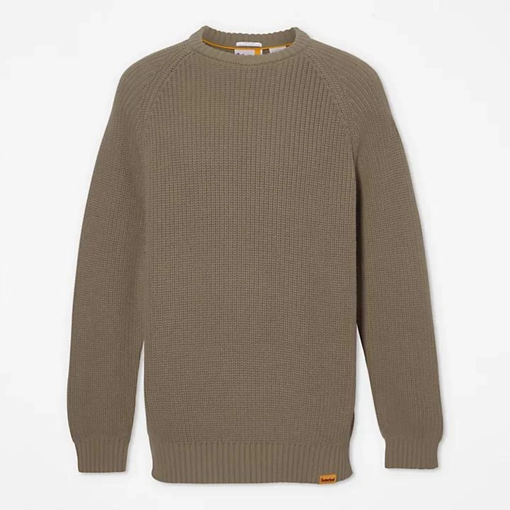 Timberland Beards Brook Crew-Neck Sweater for Men in Dark Green 7