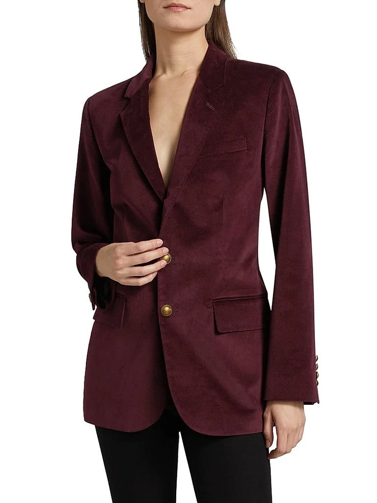 FRAME Everyday Velvet Blazer 3