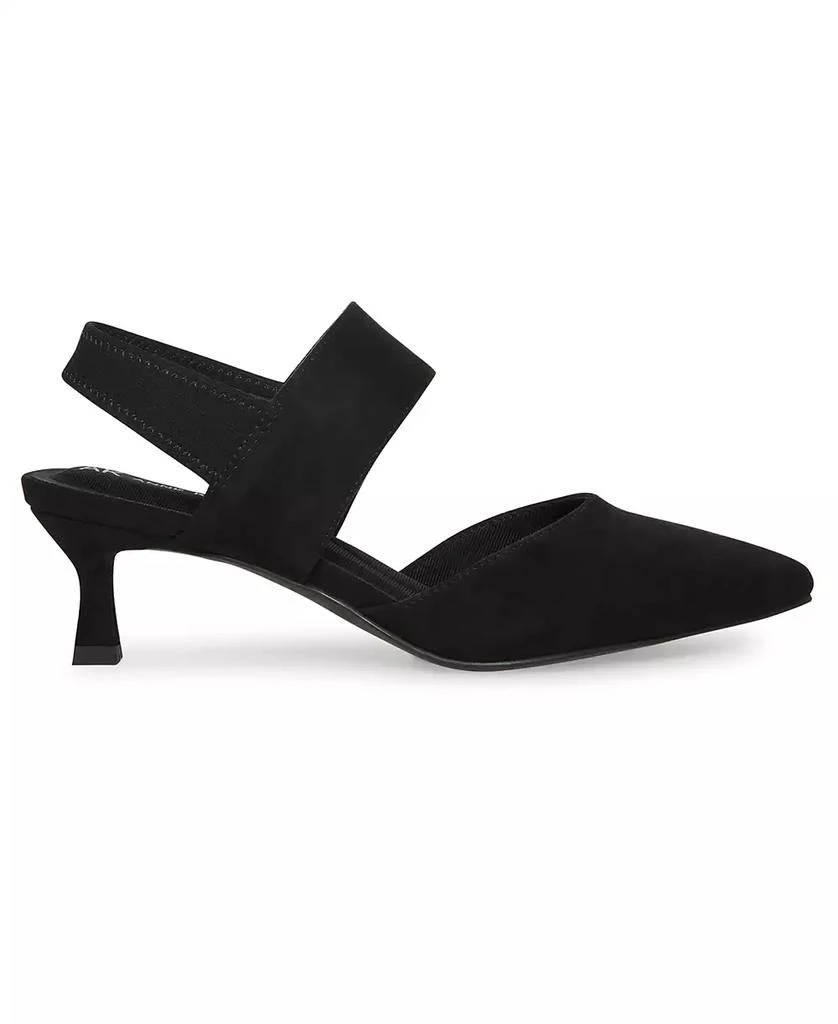 Anne Klein Women's Intime Stretch Kitten Heel Dress Pumps 2