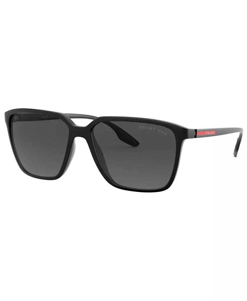 Prada Men's Polarized Sunglasses, PS 06VS 58 1