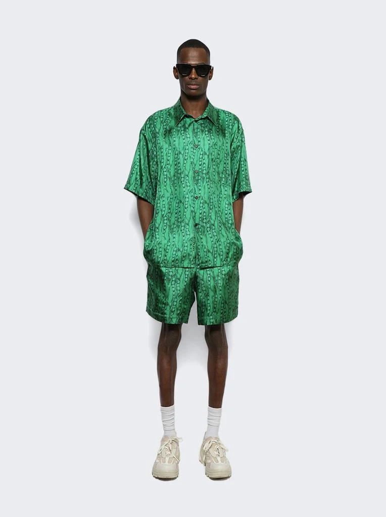 Givenchy Givenchy Hawaii Shirt With Front Pocket GREEN 5