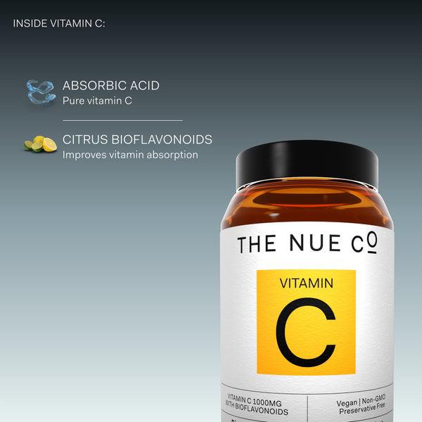 The Nue Co. The Nue Co. Vitamin C Supplement To Support Immunity (60 Capsules)