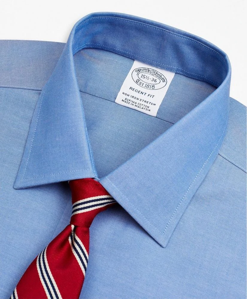 Brooks Brothers Stretch Regent Regular-Fit Dress Shirt, Non-Iron Pinpoint  Ainsley Collar French Cuff Pinpoint - Free Shipping - BeyondStyle
