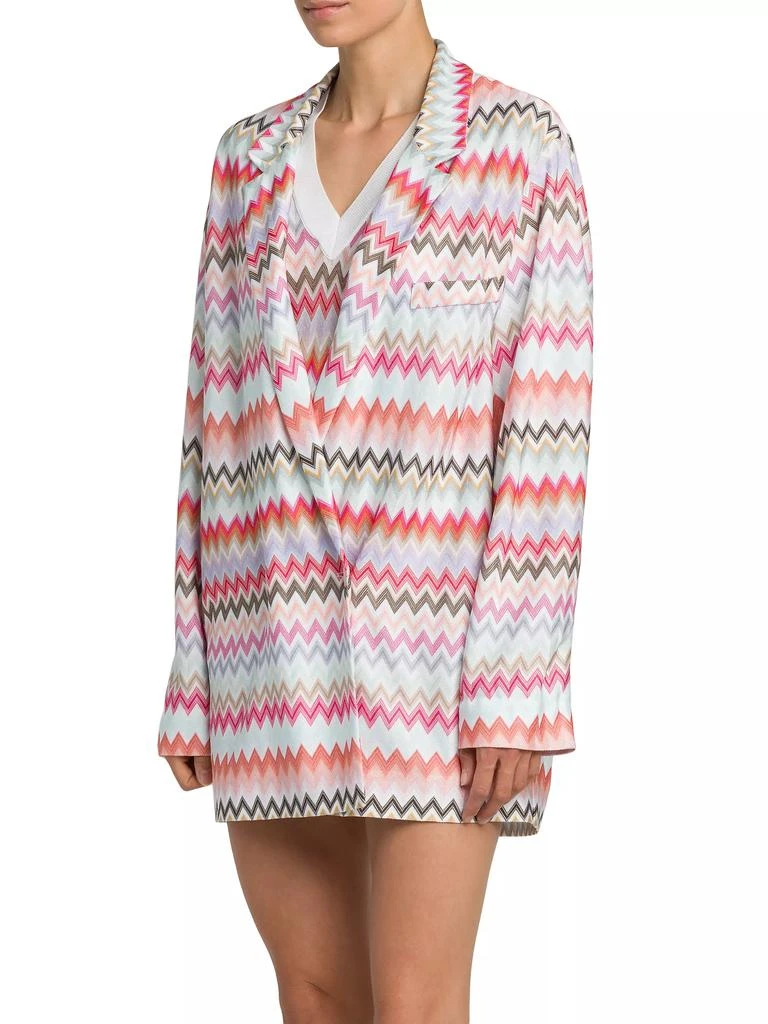 Missoni Zig Zag Longline Blazer 4