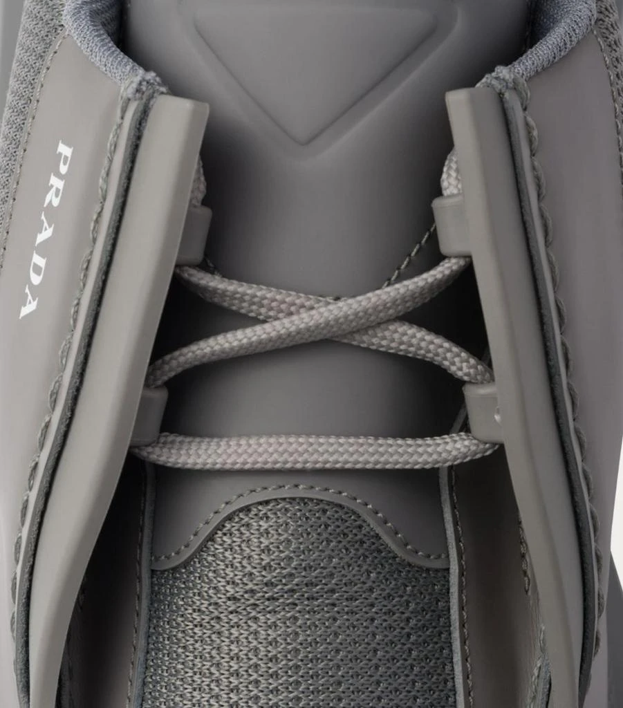 Prada Brushed Leather Systeme Sneakers 6