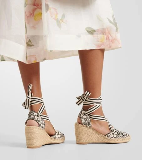Zimmermann Sol 95 wedge espadrilles 7