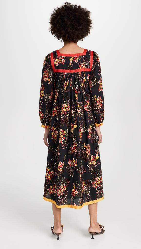 Sea Paloma Floral Square Neck Dress