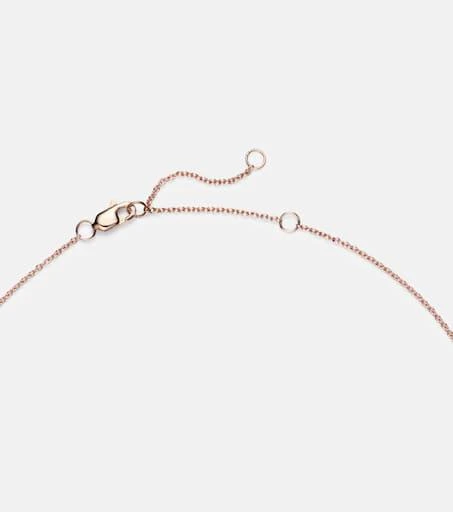 Roxanne First Scarlett Kiss 14kt rose gold necklace with pink sapphires 6