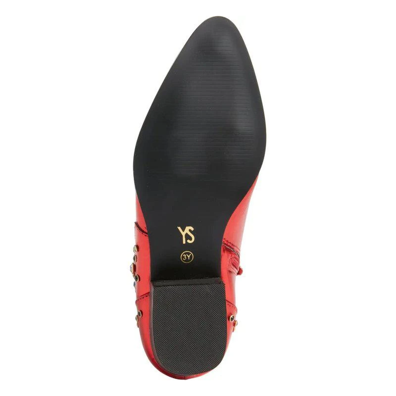 Yosi Samra Miss Dallas Gem Western Boot In Red Kids 2